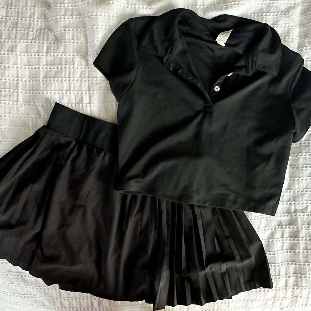 Tennis/Pickleball Womens Black Set